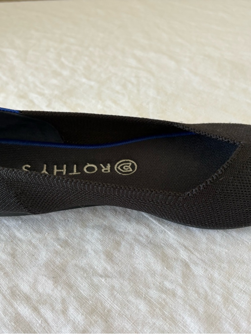 Rothy's Size 8 Black Knit Ballet Flats - Picture 4 of 4